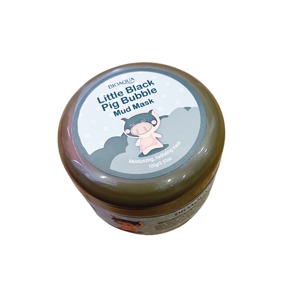 BIOAQUA LITTLE BLACK PIG BUBBLE MUD MASK 100G - BRAND NEW, NO BOX - Picture 2 of 2